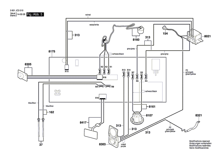 New Genuine Bosch 2609200392 O-Ring