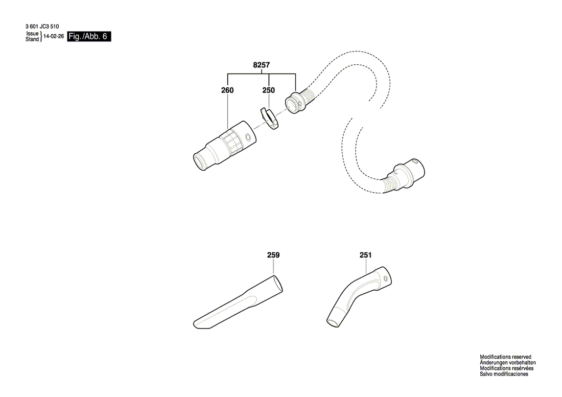 New Genuine Bosch 2609200414 Positioning Element