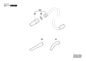 New Genuine Bosch 2609200424 Cord