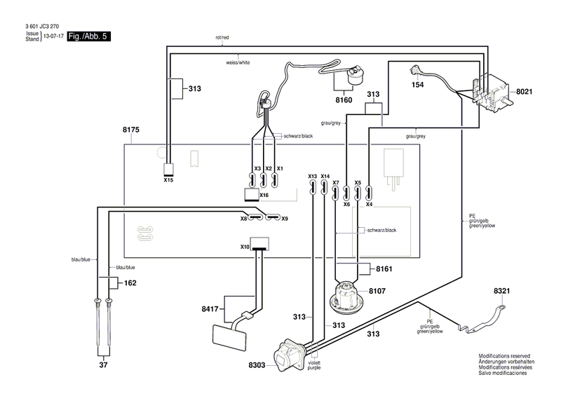 New Genuine Bosch 2609200426 Cable