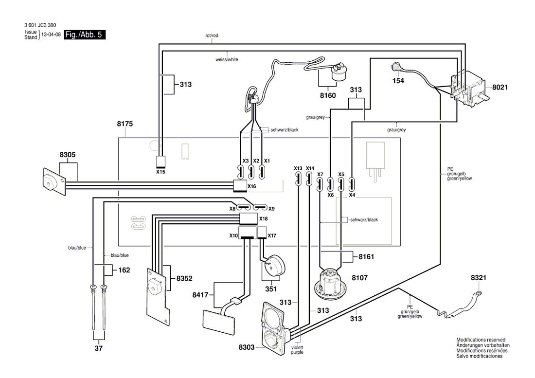 New Genuine Bosch 2609200440 Operator Panel