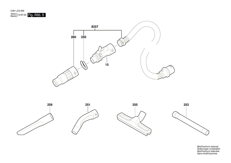 New Genuine Bosch 2609200446 Socket