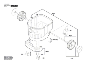 New Genuine Bosch 2609200447 Sticker