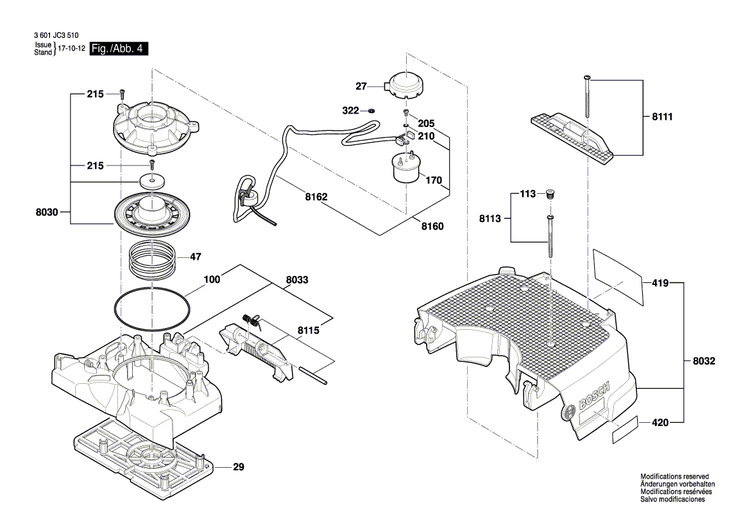 New Genuine Bosch 2609200461 Fastening Part