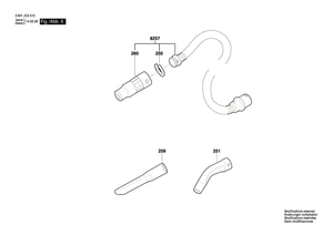 New Genuine Bosch 2609200461 Fastening Part