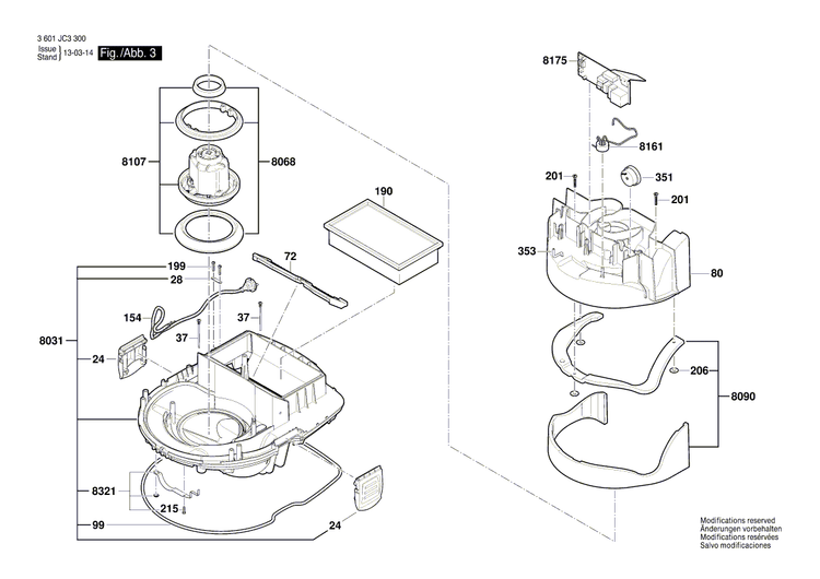 New Genuine Bosch 2609200465 Support