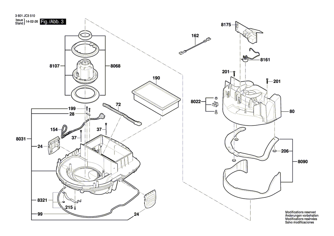 New Genuine Bosch 2609200483 Spring