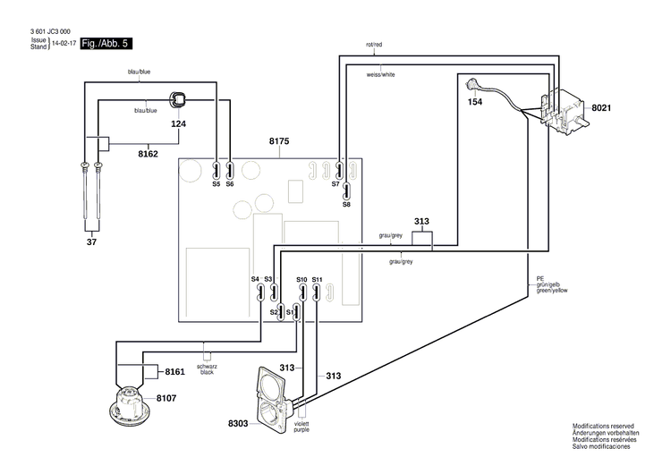 New Genuine Bosch 2609200484 Operator Panel