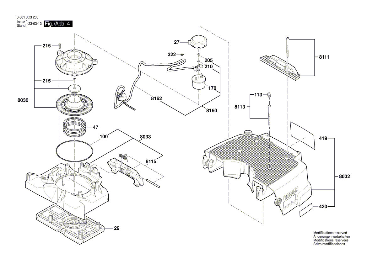 New Genuine Bosch 2609200490 Plate
