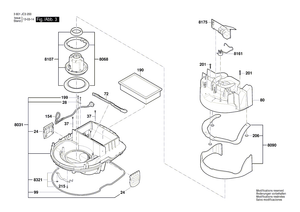 New Genuine Bosch 2609200491 Cover