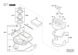 New Genuine Bosch 2609200552 Sticker