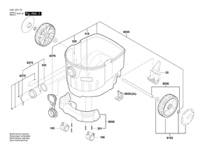 New Genuine Bosch 2609200553 Mains Cable