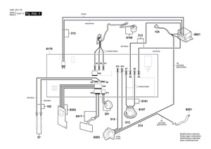 New Genuine Bosch 2609200553 Mains Cable
