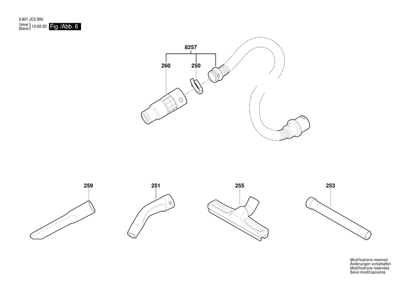 New Genuine Bosch 2609200569 Ferrite Core