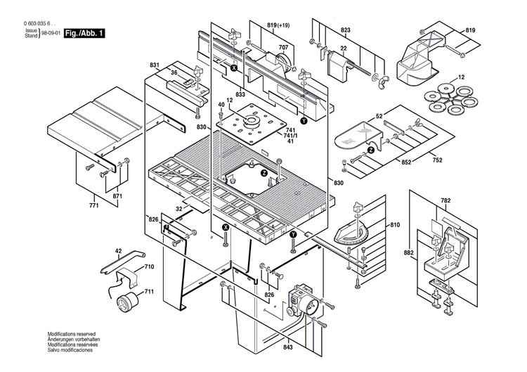 New Genuine Bosch 2609201070 Parts Set