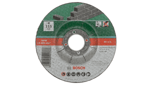 New Genuine Bosch 2609256334 Cutting Disc for Stone Depressed Centre Set 5