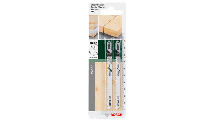 New Genuine Bosch 2609256724 T101BR Jigsaw Blade HCS Jigsaw Blades for Wood