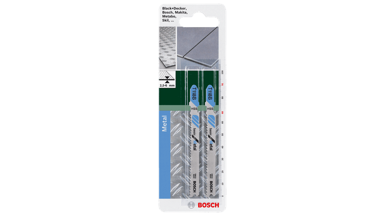 New Genuine Bosch 2609256730 Jigsaw blade HSS, T 118 B Jigsaw Blades for Metal