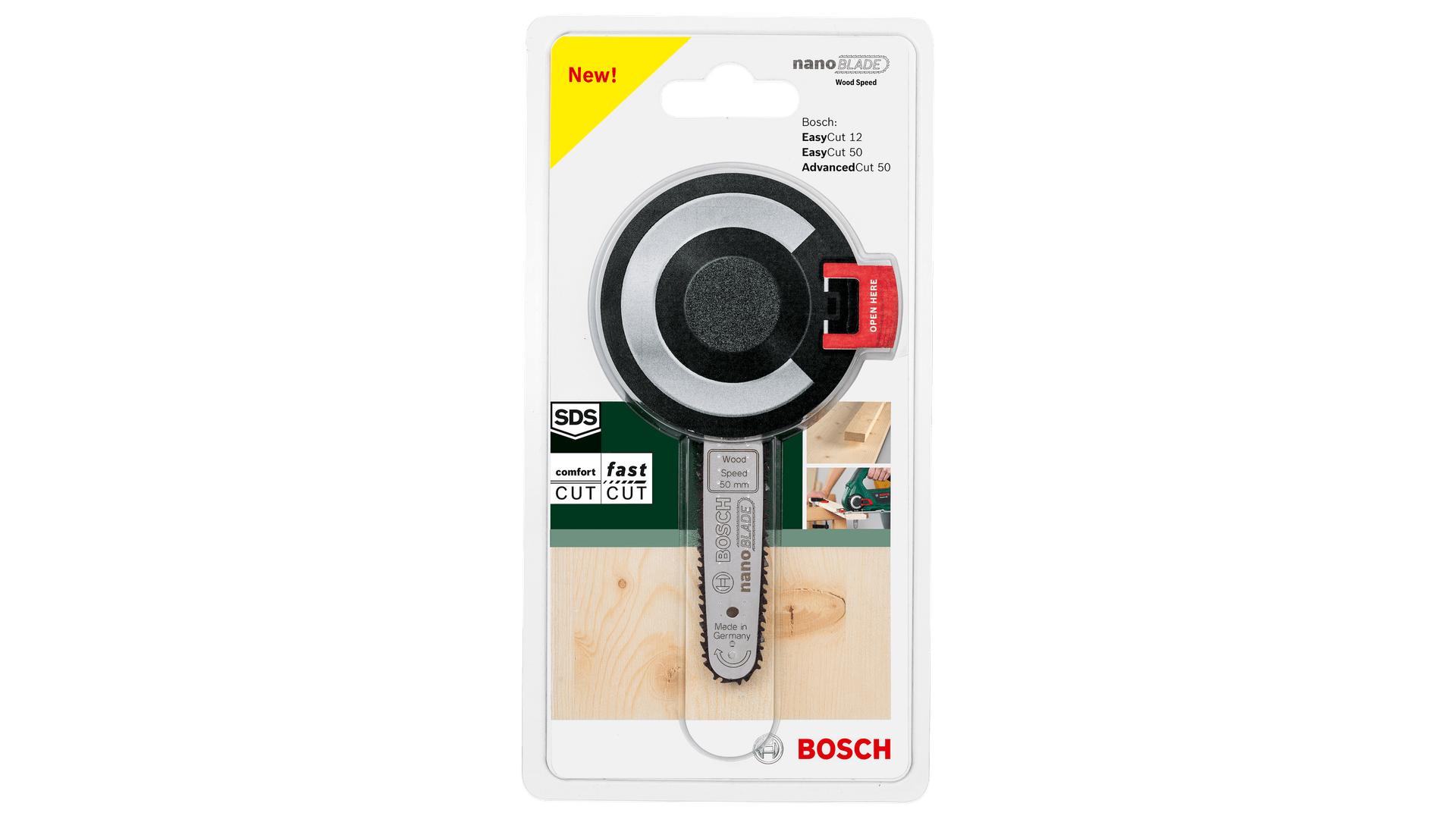 New Genuine Bosch 2609256D84 nanoBLADE Wood Speed 50 Sawing