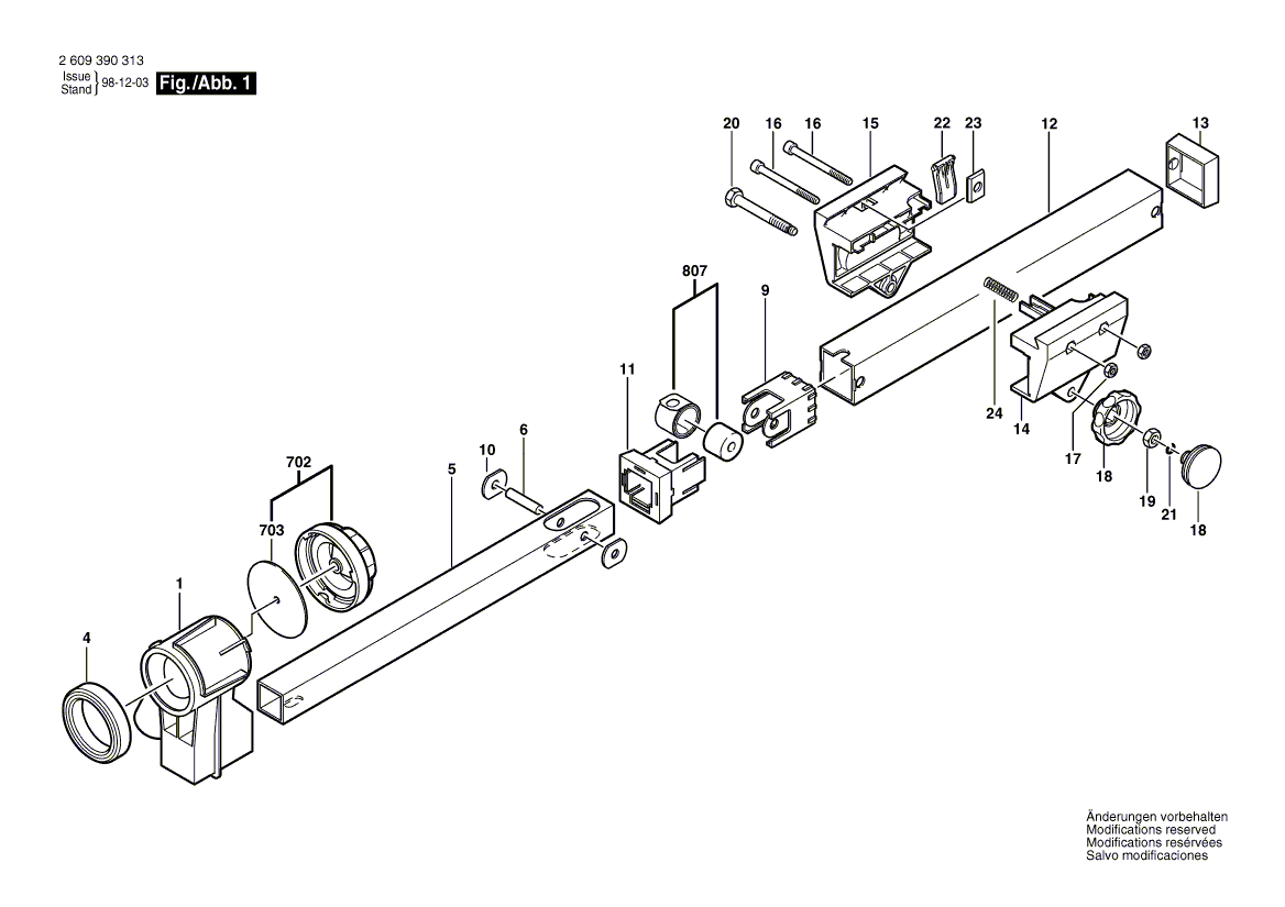 New Genuine Bosch 2609390338 Suction Piece