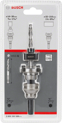 New Genuine Bosch 2609390589 Q-Lock Adapter with Hexagon Socket For impact