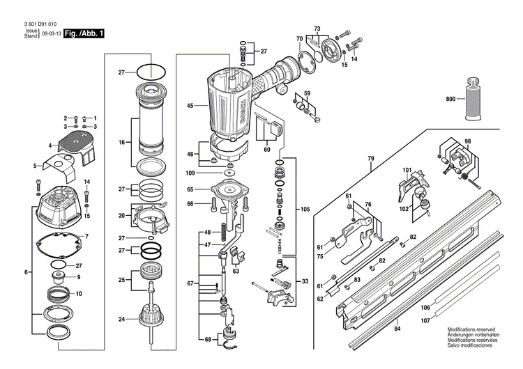 New Genuine Bosch 2610001707 Screw