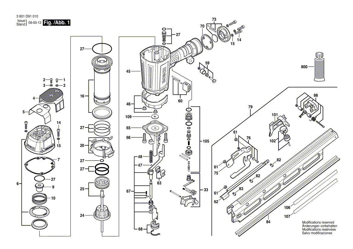 New Genuine Bosch 2610001708 Screw