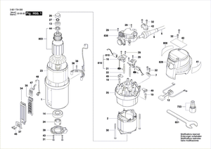 New Genuine Bosch 2610001817 Adjustment rod