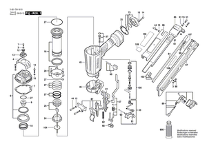 New Genuine Bosch 2610005327 End cap