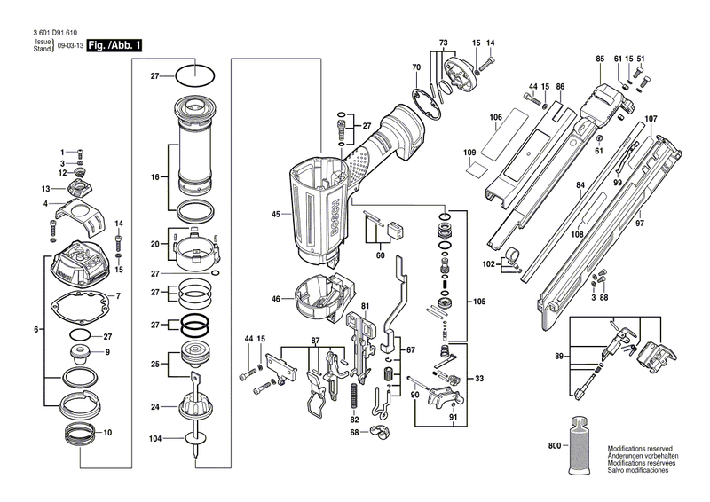 New Genuine Bosch 2610005336 Feeder Block
