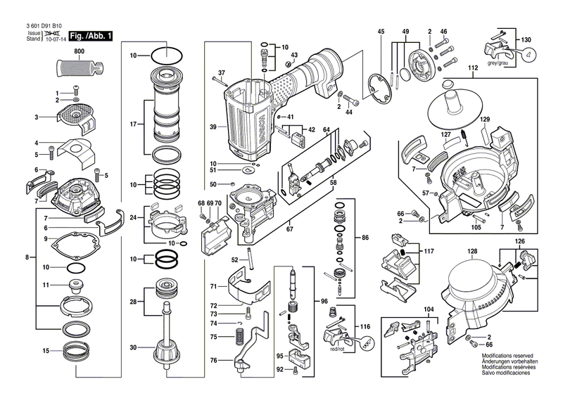 New Genuine Bosch 2610006335 Triggering Rod