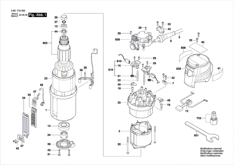 New Genuine Bosch 2610006340 Spring