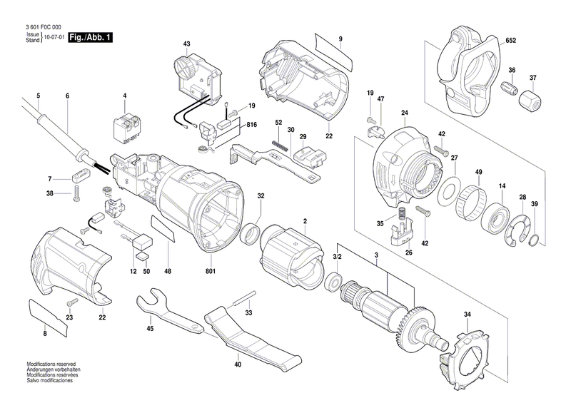 New Genuine Bosch 2610006411 Retaining ring