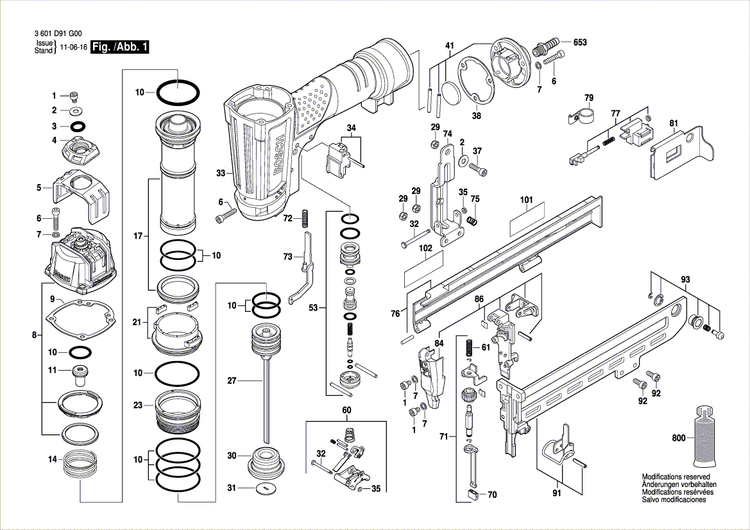 New Genuine Bosch 2610006624 Feeder Block