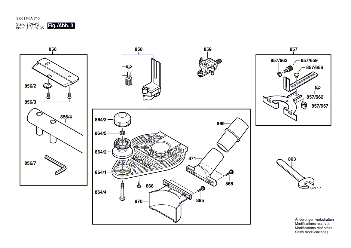 New Genuine Bosch 2610008114 Base