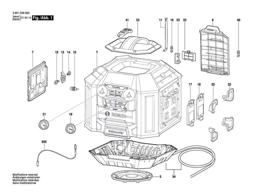 New Genuine Bosch 2610008333 Corner Protection