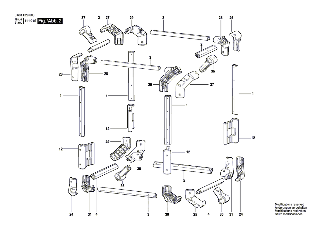 New Genuine Bosch 2610008337 Corner Protection