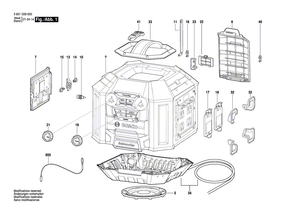 New Genuine Bosch 2610008355 Housing Base
