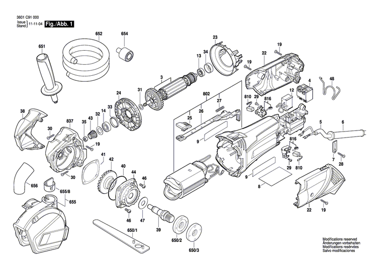 New Genuine Bosch 2610008406 Button