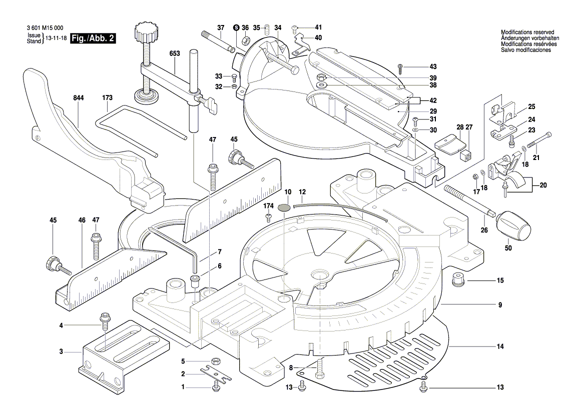 New Genuine Bosch 2610008579 Base Plate
