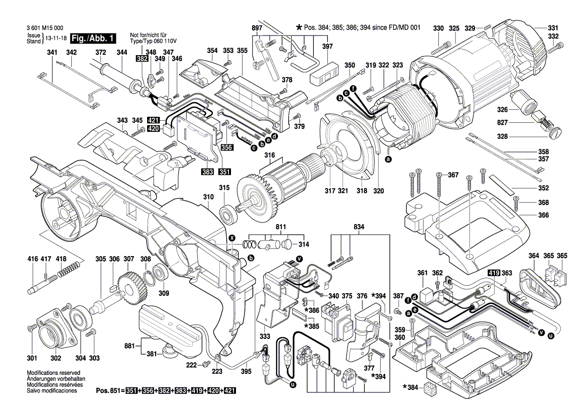 New Genuine Bosch 2610008581 Screw