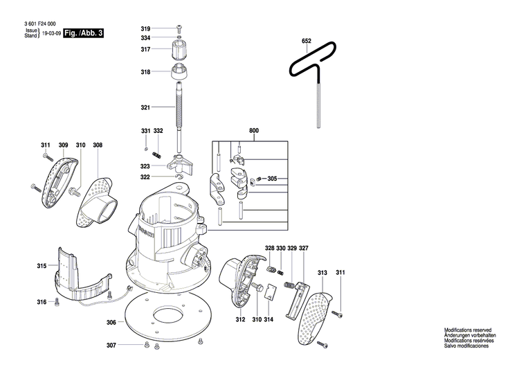 New Genuine Bosch 2610011286 Cover