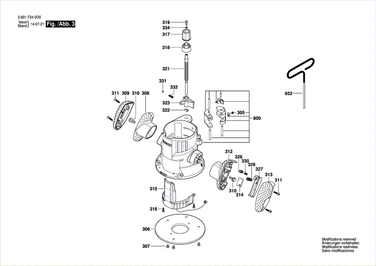 New Genuine Bosch 2610011549 shaft lock