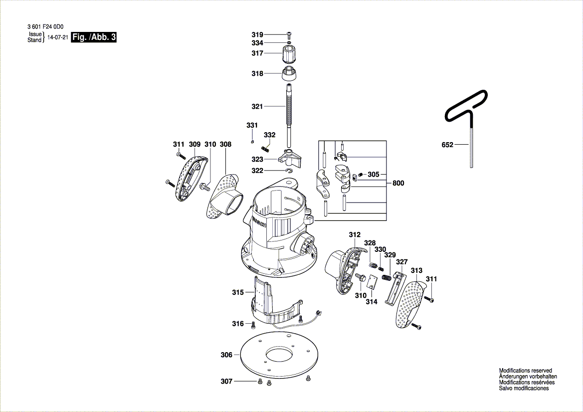New Genuine Bosch 2610011569 Cover