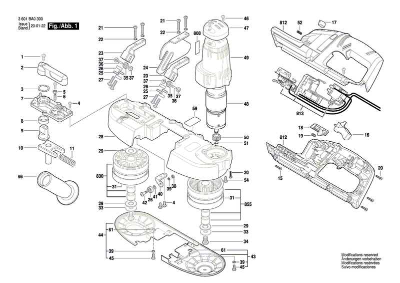 New Genuine Bosch 2610013550 Pin
