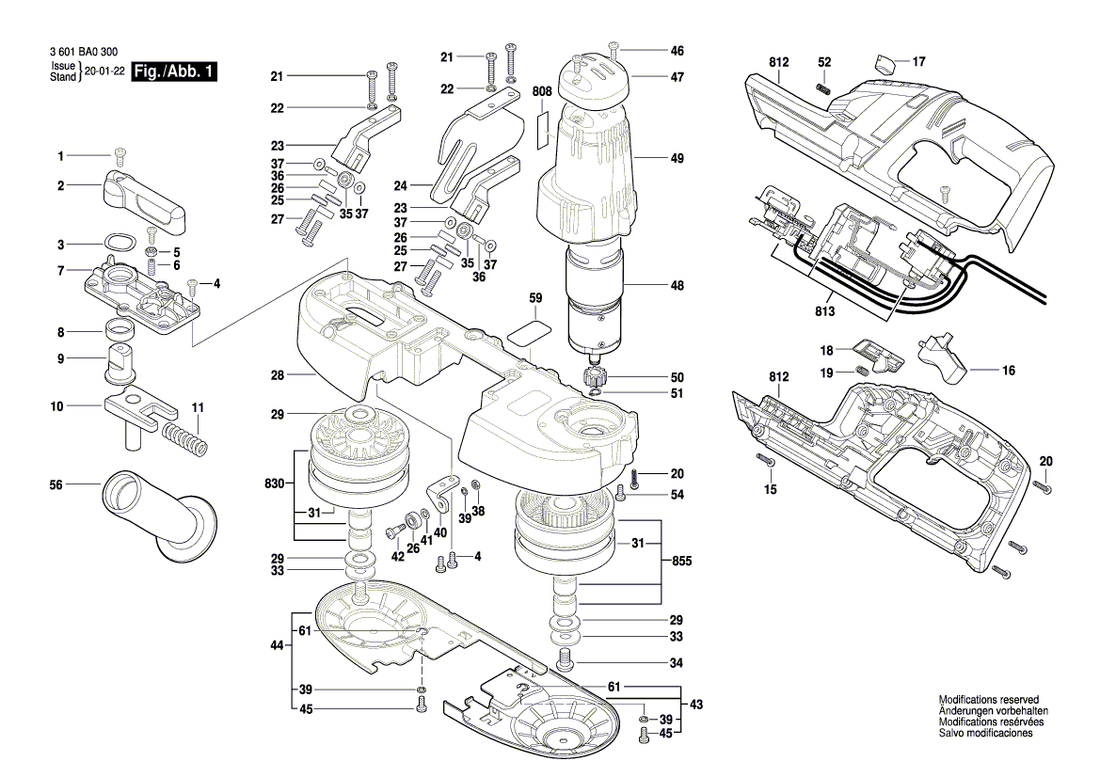 New Genuine Bosch 2610013563 Retaining ring