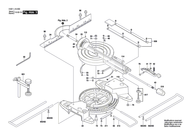 New Genuine Bosch 2610013582 Label
