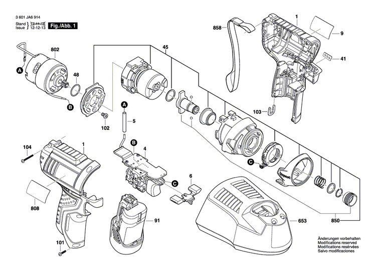 New Genuine Bosch 2610014586 Nameplate