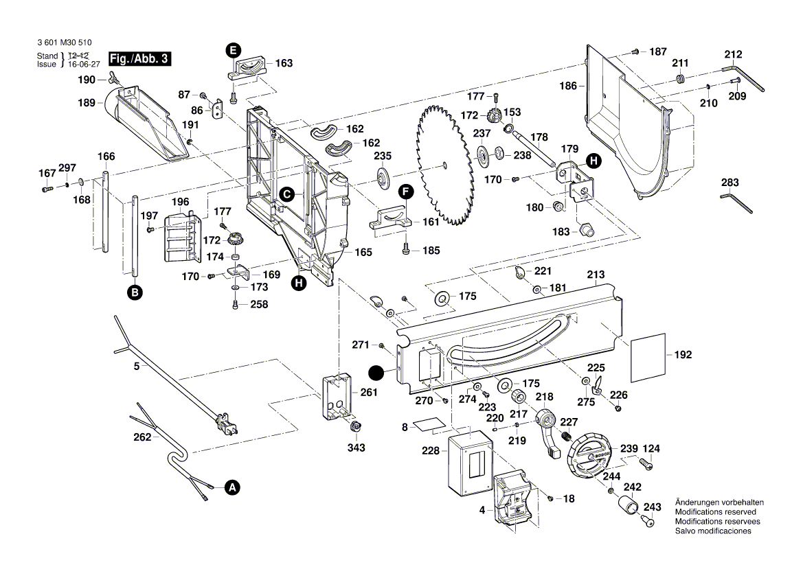 New Genuine Bosch 2610015036 Holding Plate
