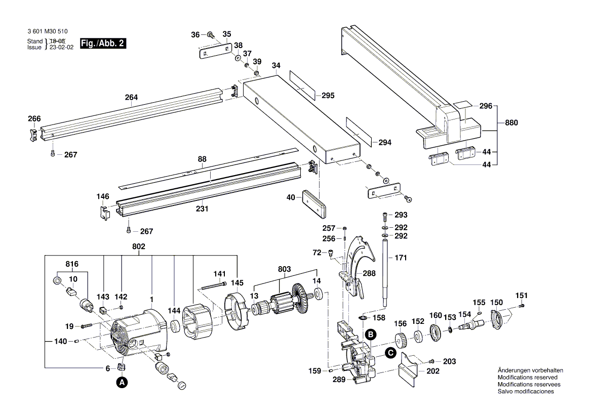 New Genuine Bosch 2610015037 Rod